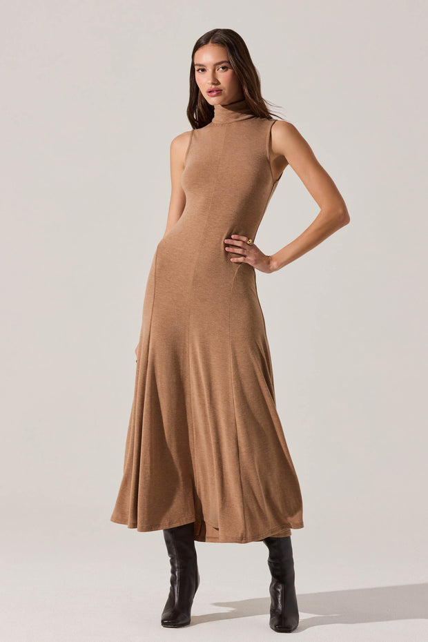 ASTR THE LABEL Haylie Mock-Neck Sweater Dress-The Shop Laguna Beach