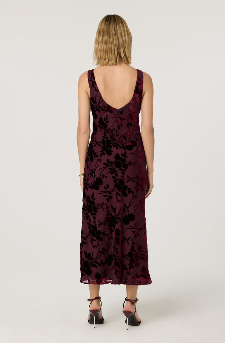 ASTR THE LABEL Floris Burnout Floral Dress-The Shop Laguna Beach