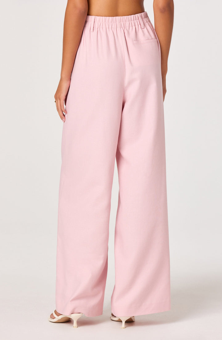 ASTR THE LABEL Neha Tailored Linen Trouser Pant-The Shop Laguna Beach