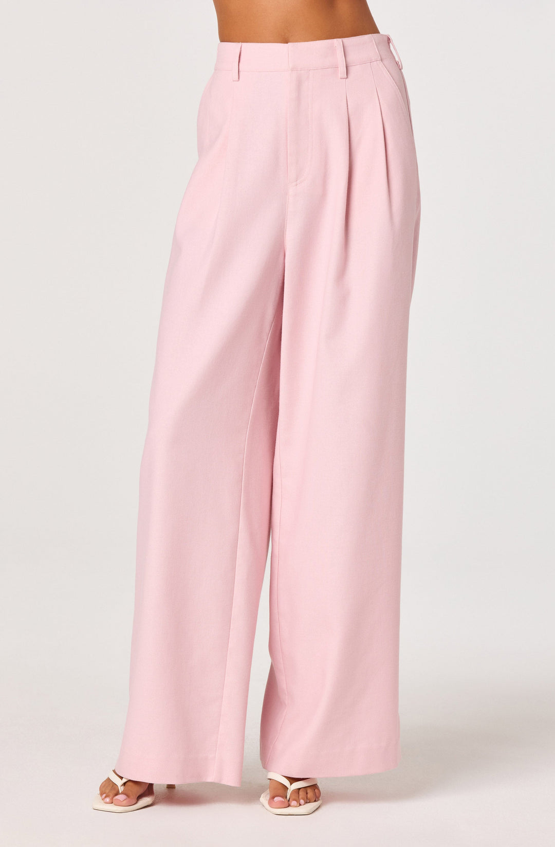 ASTR THE LABEL Neha Tailored Linen Trouser Pant-The Shop Laguna Beach