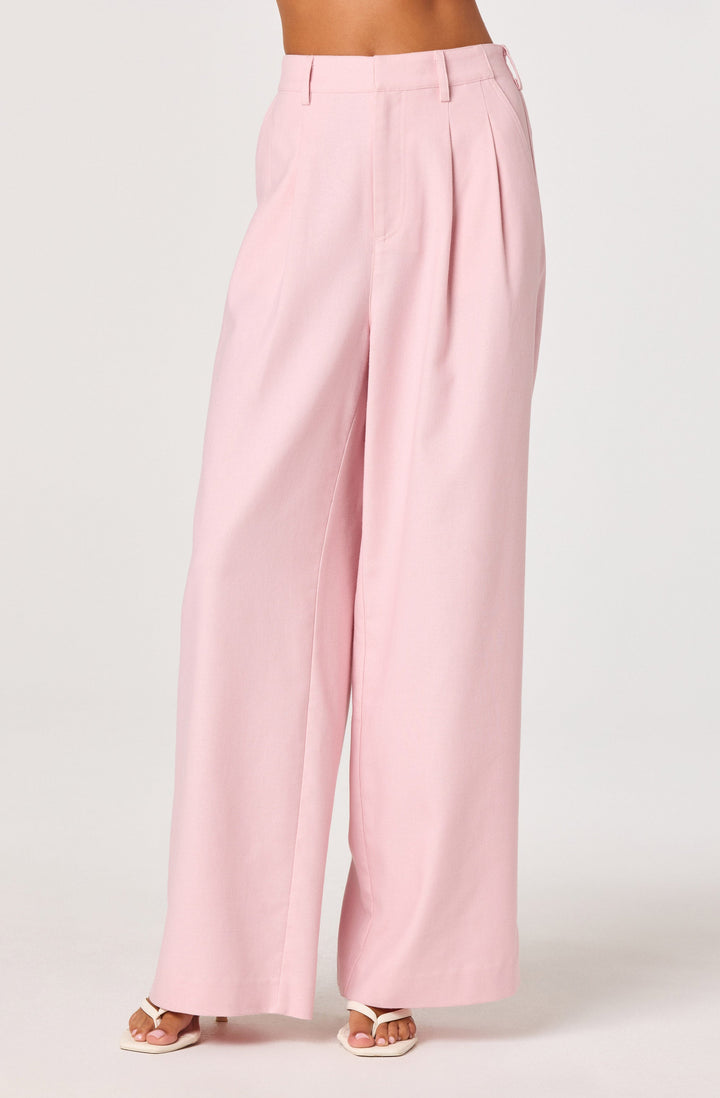ASTR THE LABEL Neha Tailored Linen Trouser Pant-The Shop Laguna Beach