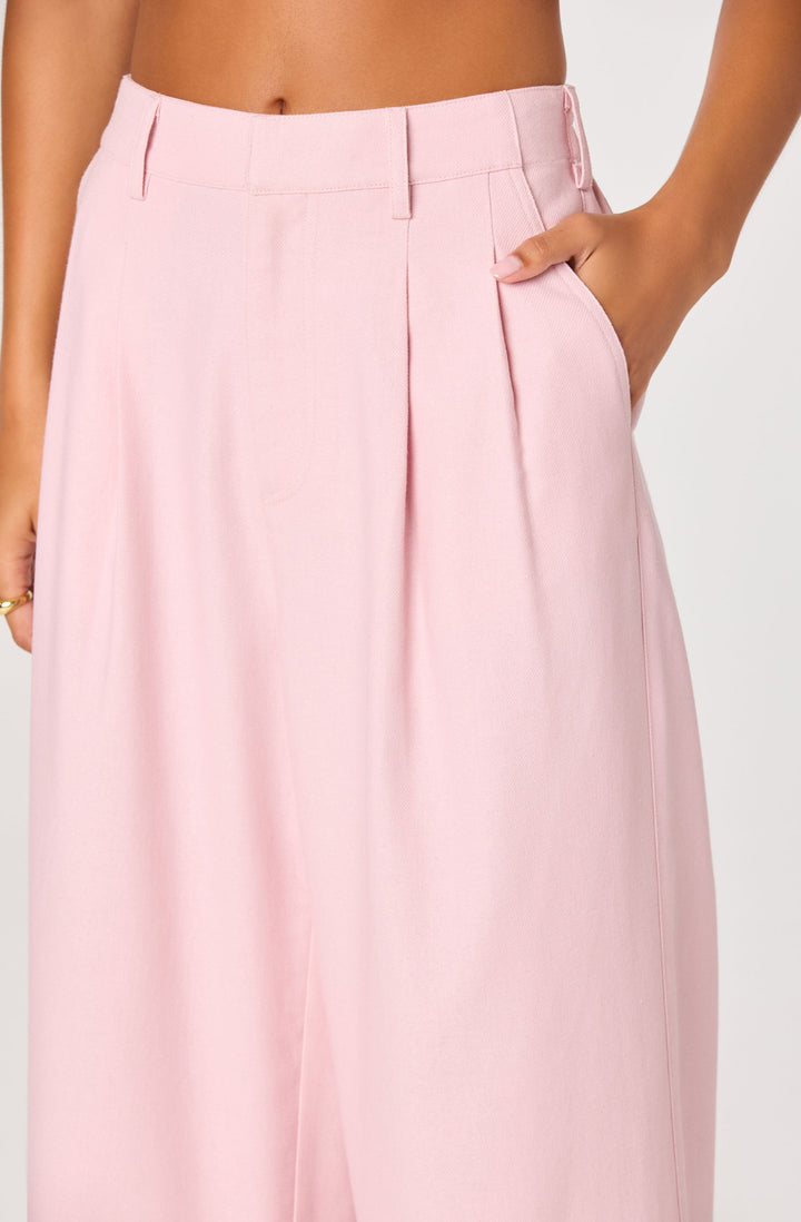ASTR THE LABEL Neha Tailored Linen Trouser Pant-The Shop Laguna Beach