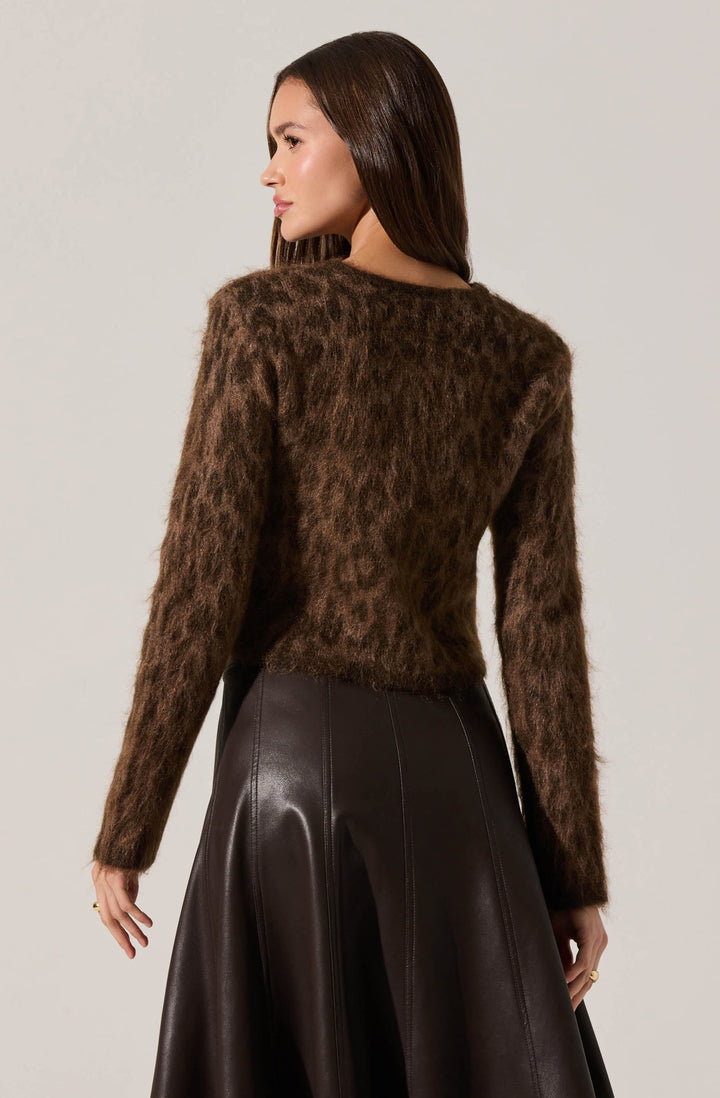 ASTR THE LABEL Katria Fuzzy Wool Cardigan-The Shop Laguna Beach