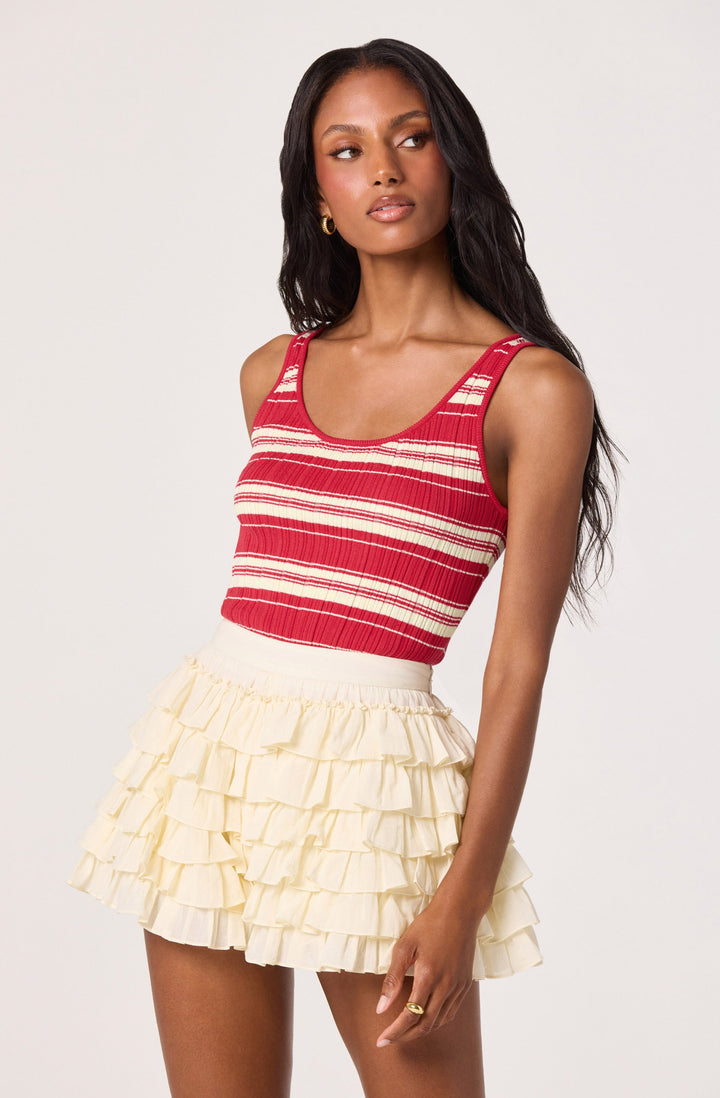 ASTR THE LABEL Kaylea Stripe Knit Tank