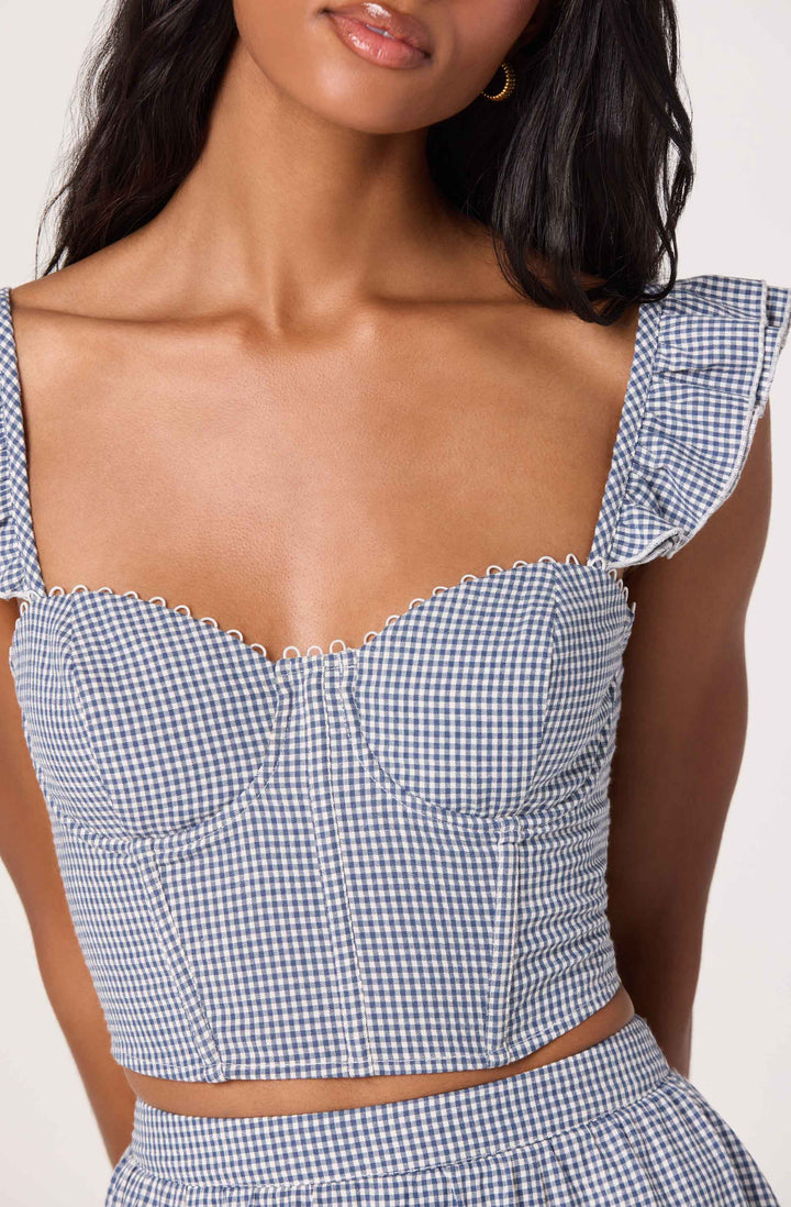 ASTR THE LABEL Wedelia Corset Bustier Top
