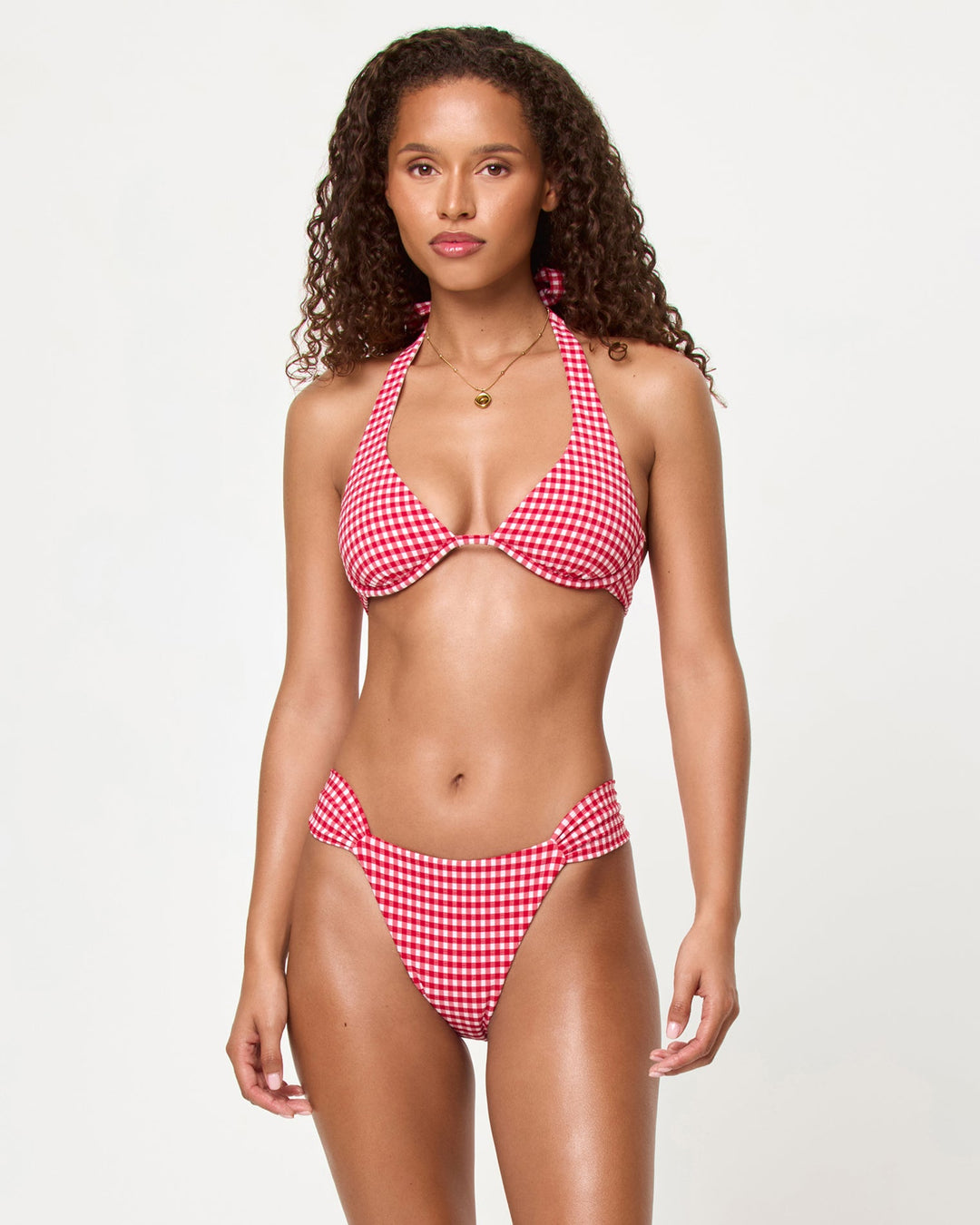 LSPACE Dolce Gingham Bottom-The Shop Laguna Beach