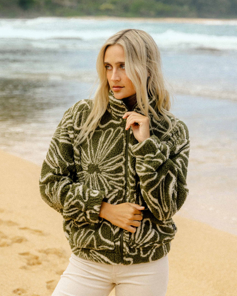 BILLABONG First Light Sherpa Zip Jacket-The Shop Laguna Beach