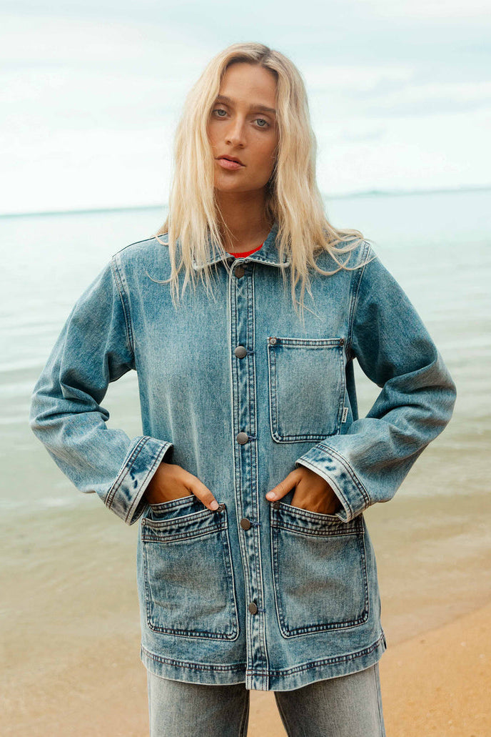 BILLABONG Denim Chore Coat-The Shop Laguna Beach