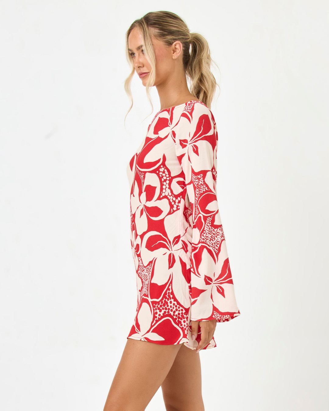 LSPACE All I Need Printed Mini Dress-The Shop Laguna Beach