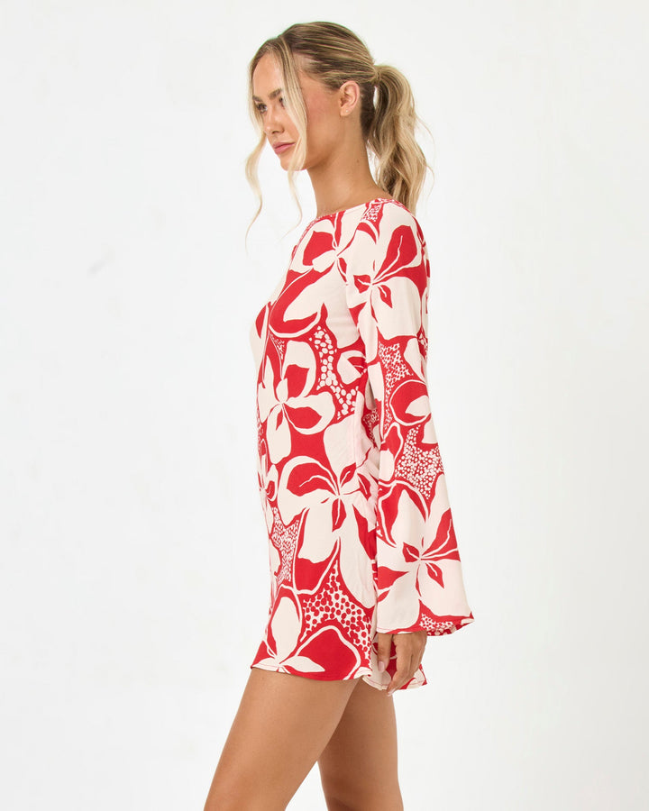 LSPACE All I Need Printed Mini Dress-The Shop Laguna Beach