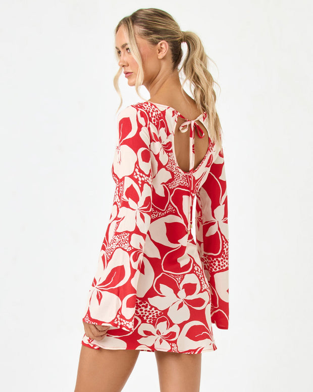 LSPACE All I Need Printed Mini Dress