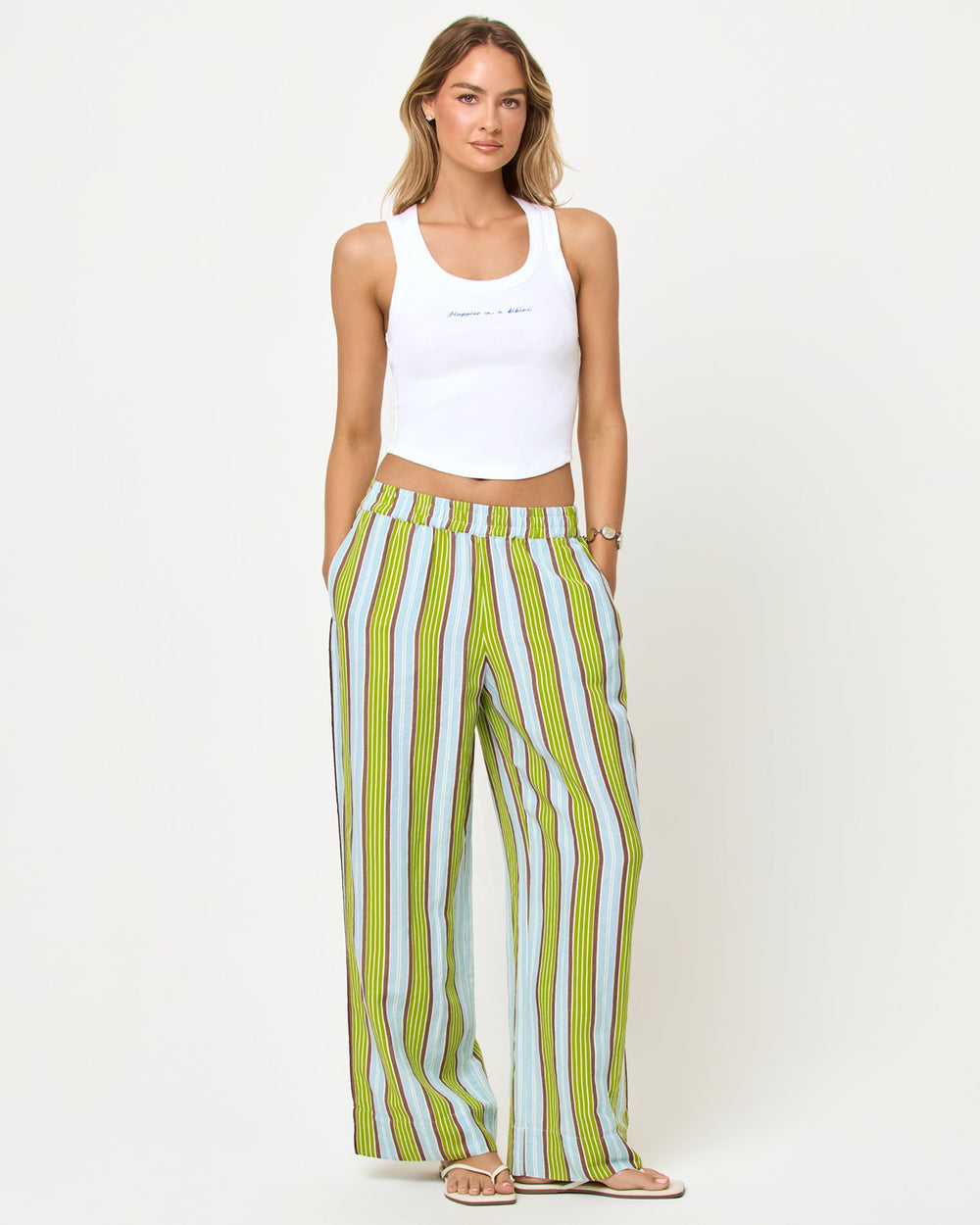 LSPACE Sur Striped Linen Pant-The Shop Laguna Beach