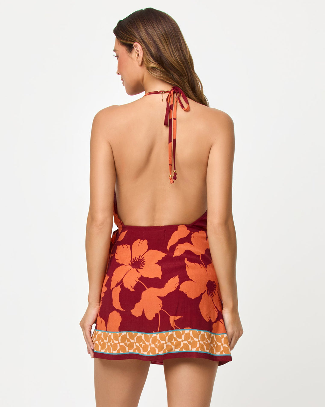 LSPACE Taura Halter Mini Dress