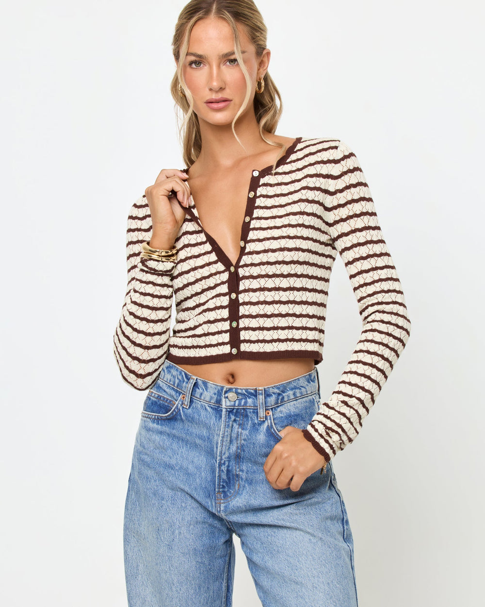 LSPACE Rosalie Stripe Cardigan - More Colors Available-The Shop Laguna Beach