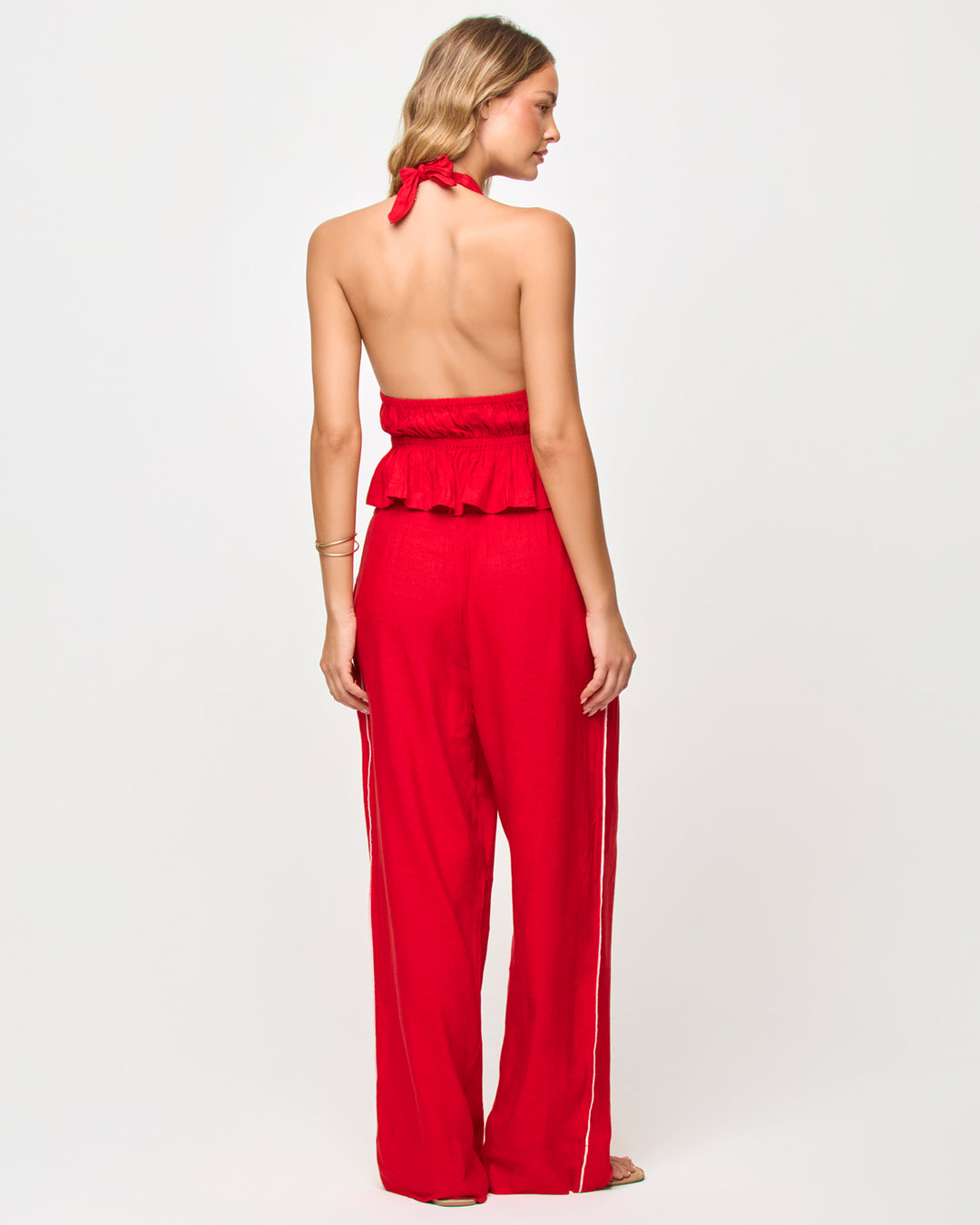 LSPACE X THE SALTY BLONDE August Halter Tie Top-The Shop Laguna Beach