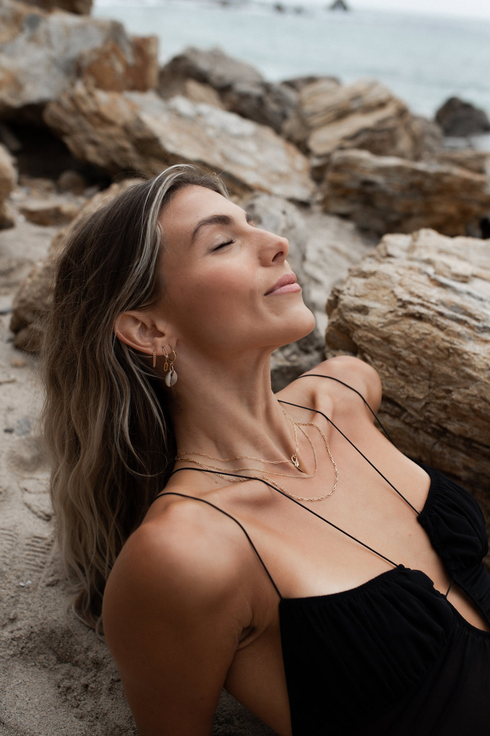 PARADIGM Cowrie Shell Hoops-The Shop Laguna Beach