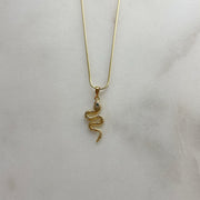 HOUSE OF AU.+ORA <br> All Seeing Serpent Necklace-The Shop Laguna Beach