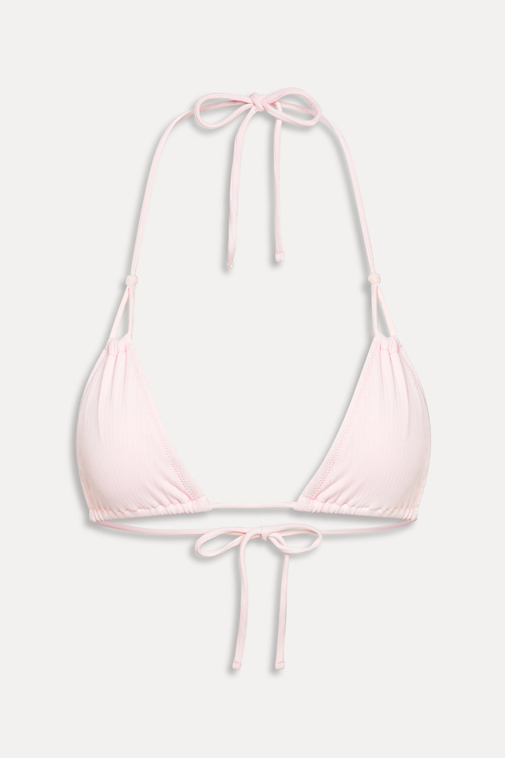 FRANKIES BIKINIS X PAIGE LORENZE Ari Ribbed Tri Top