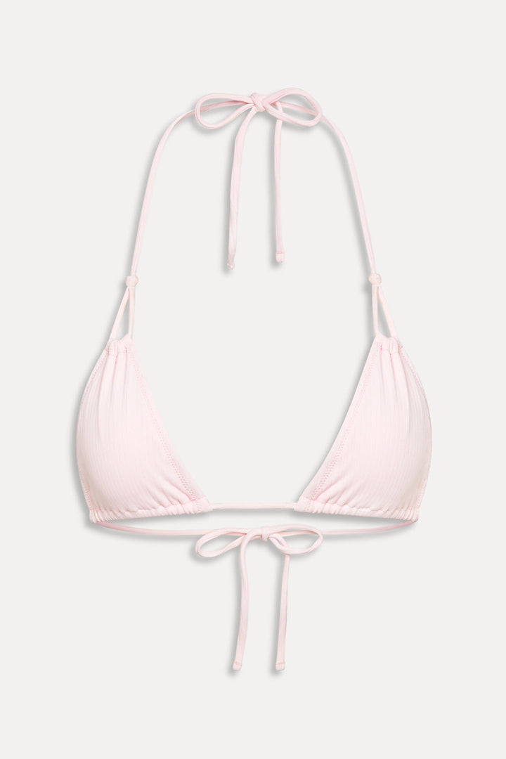 FRANKIES BIKINIS X PAIGE LORENZE Ari Ribbed Tri Top