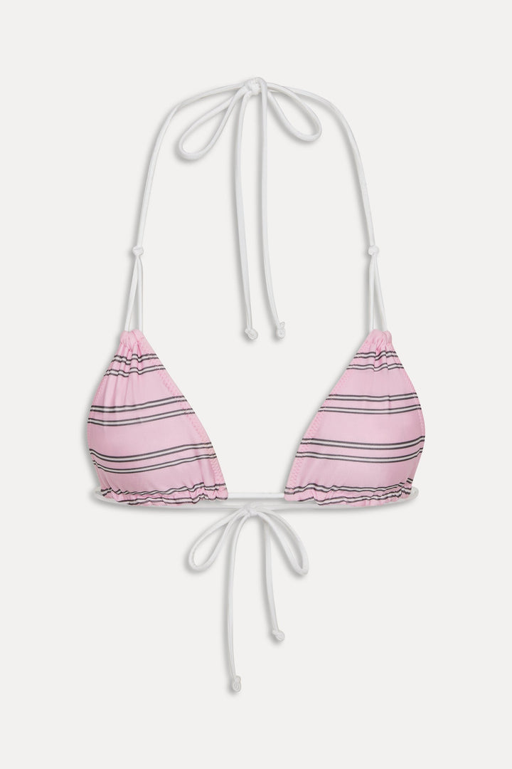 FRANKIES BIKINIS Ari Reversible Satin Tri Top - More Colors Available-The Shop Laguna Beach