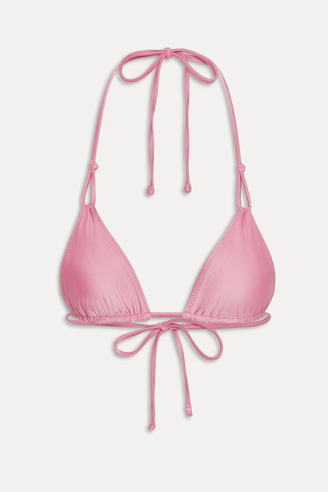 FRANKIES BIKINIS Ari Reversible Satin Tri Top - More Colors Available-The Shop Laguna Beach
