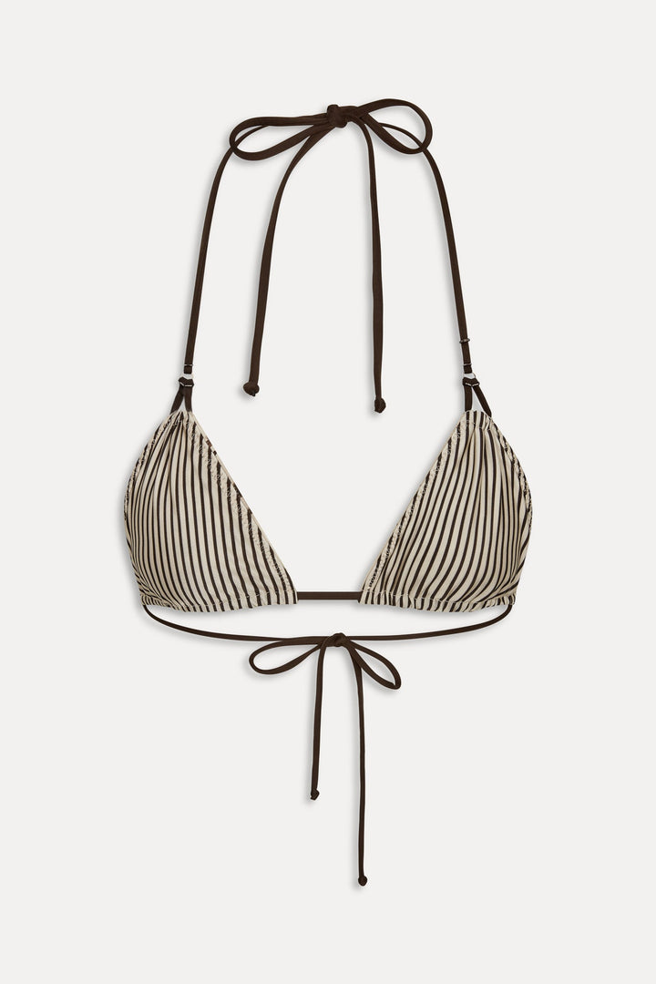 FRANKIES BIKINIS Ari Reversible Satin Tri Top - More Colors Available-The Shop Laguna Beach