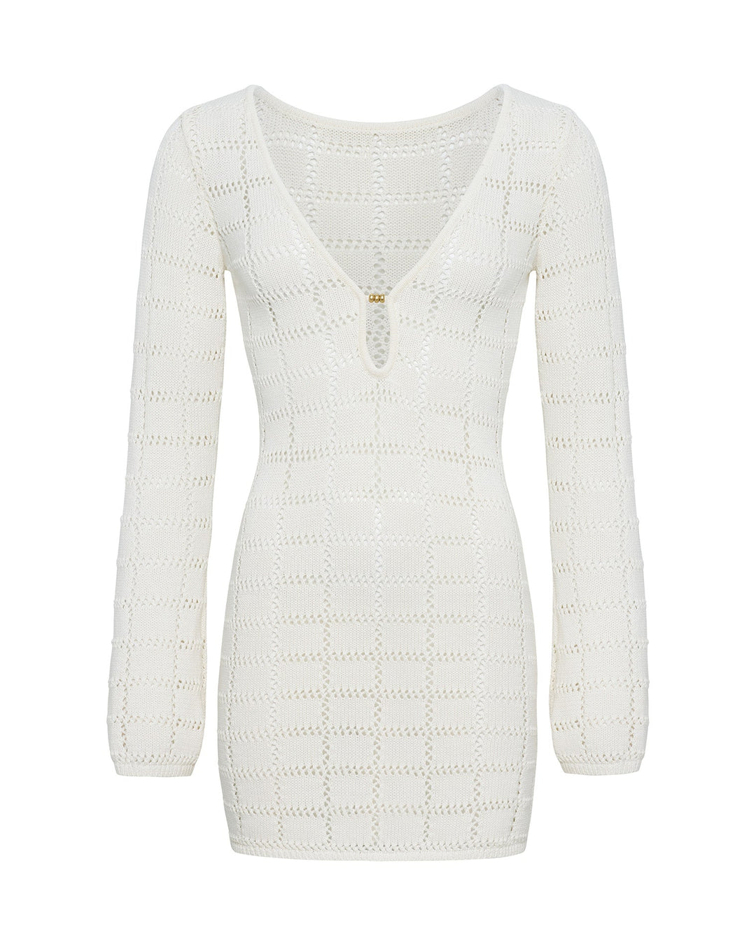 LSPACE Jessa Crochet Knit Mini Dress-The Shop Laguna Beach