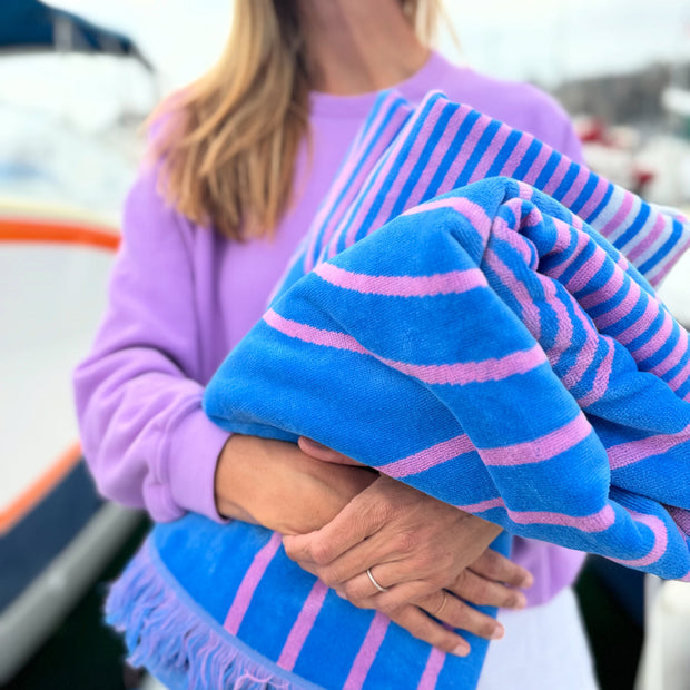 RUBY MINT Pembroke Luxury Beach Towel-The Shop Laguna Beach