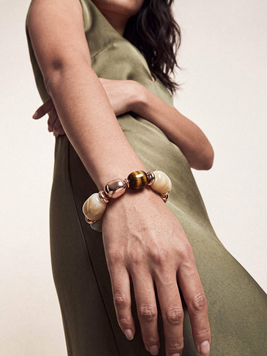 ETTIKA Serene Stone Stretch Bracelet