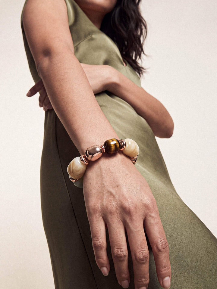 ETTIKA Serene Stone Stretch Bracelet