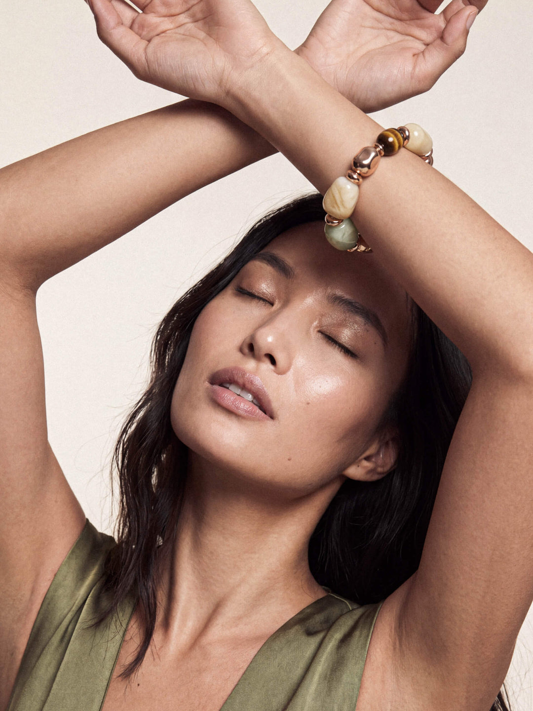 ETTIKA Serene Stone Stretch Bracelet