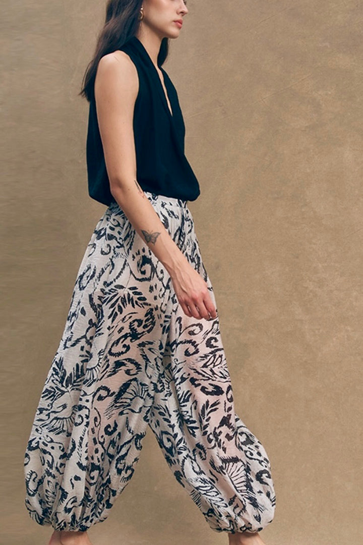 MAUDE CLUB Talia Balloon Pants-The Shop Laguna Beach