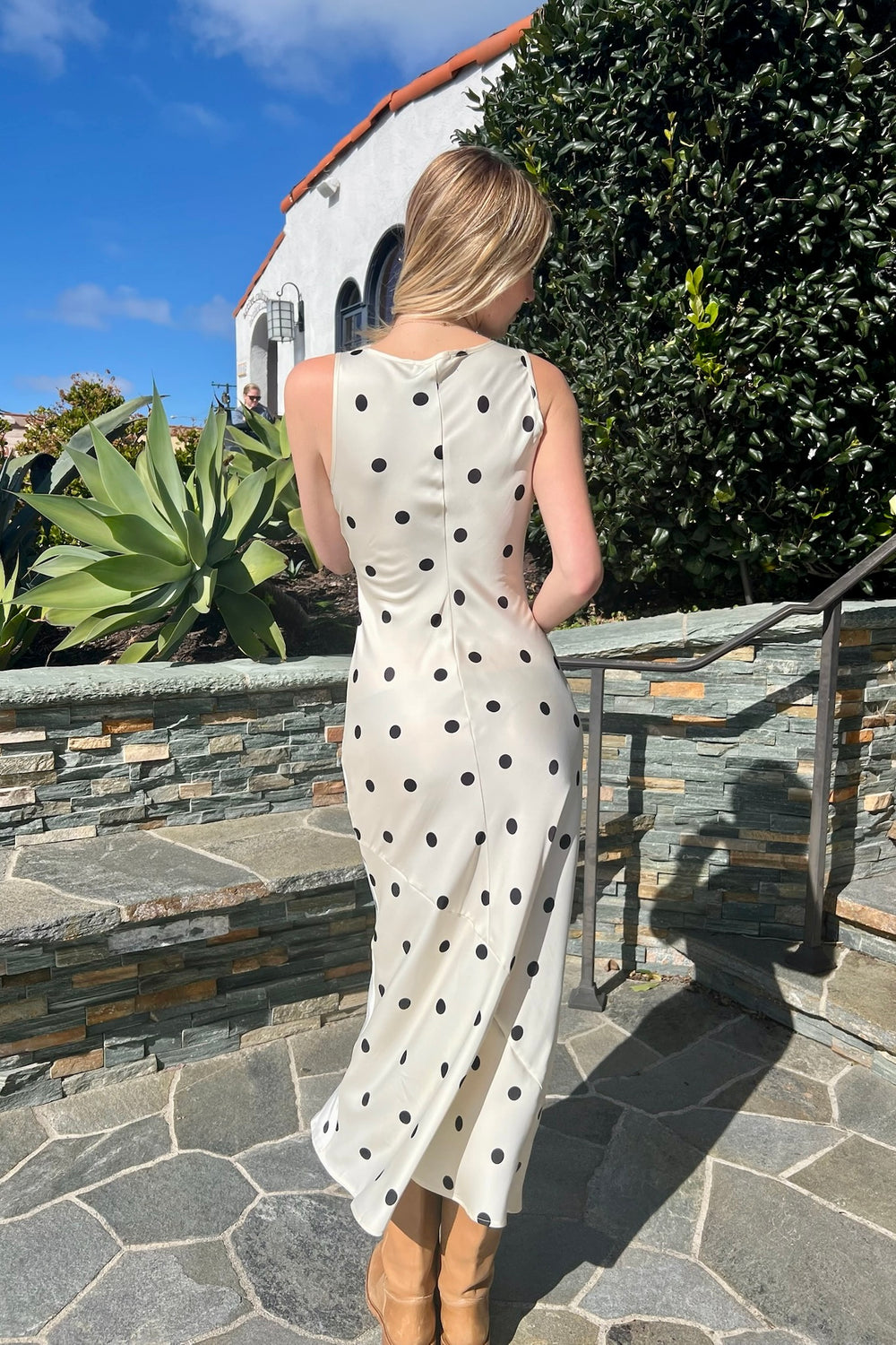 KEEN THE LABEL Annette Polka Dot Maxi Dress-The Shop Laguna Beach