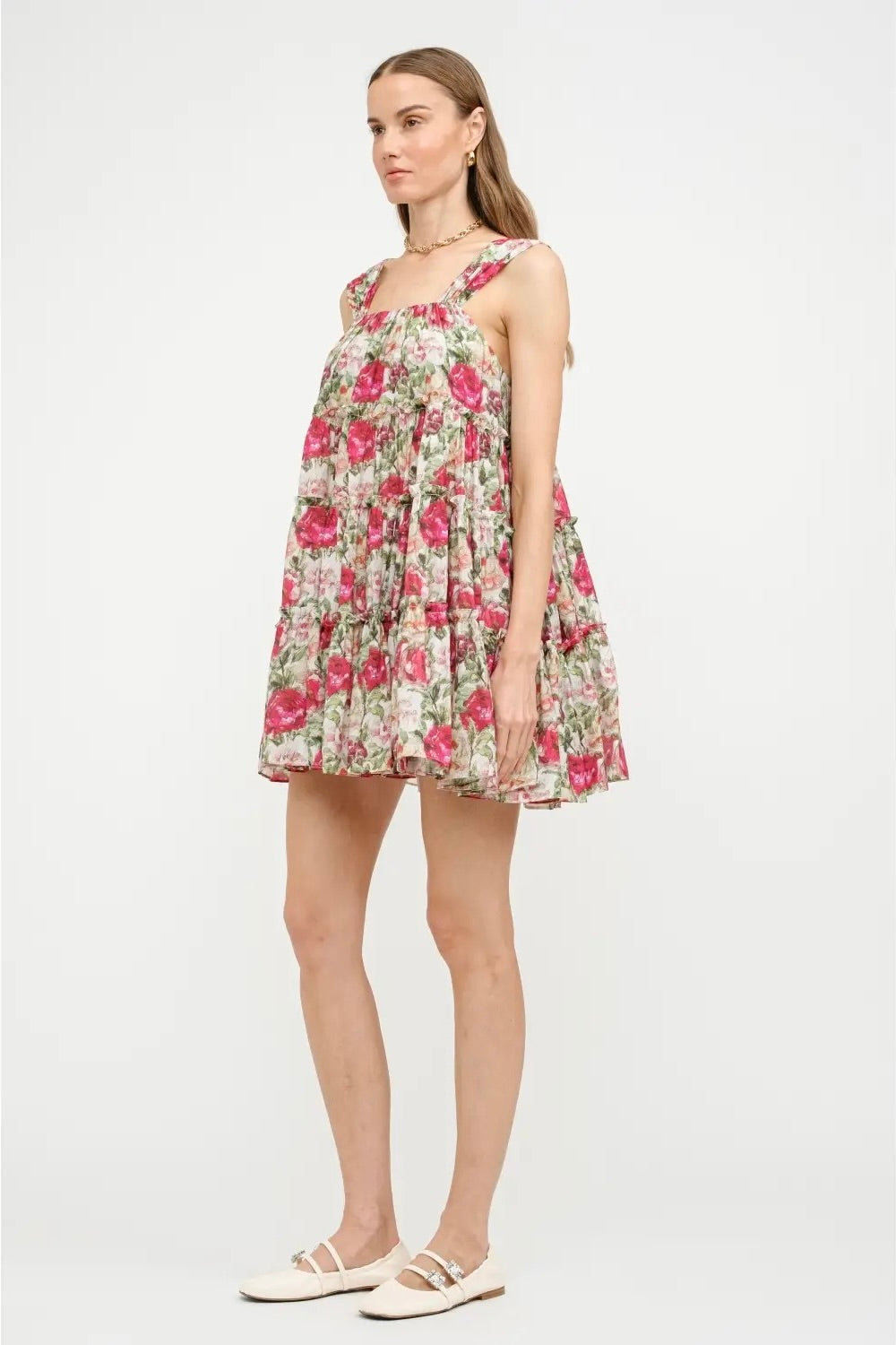 KEEN THE LABEL Frances Floral Mini Dress-The Shop Laguna Beach