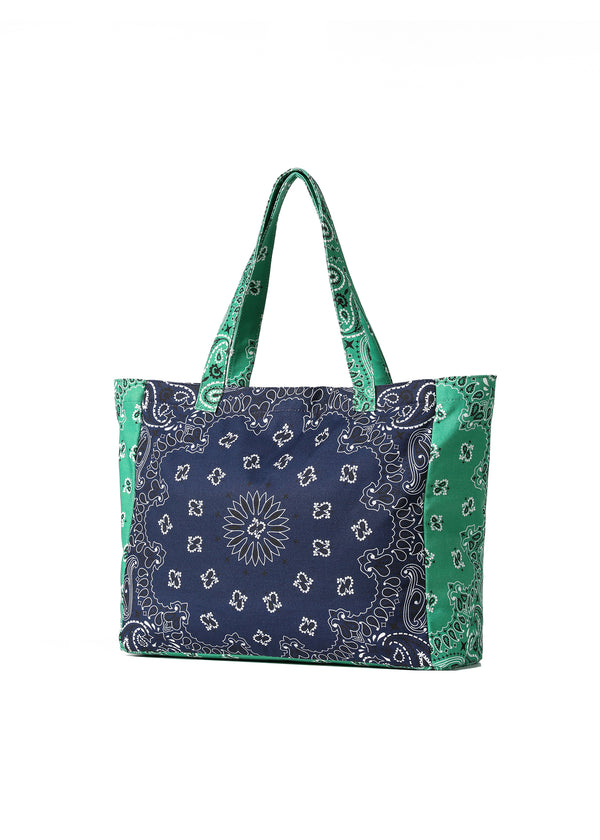 Bailey Bandana Print Canvas Tote-The Shop Laguna Beach