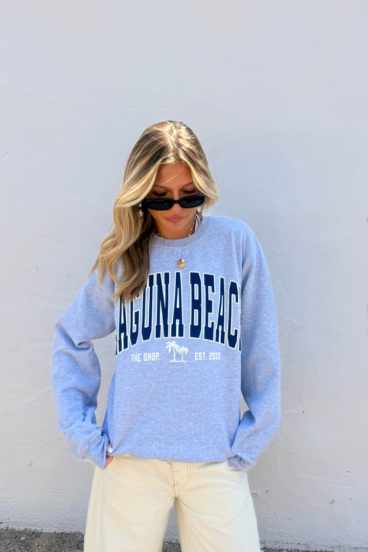THE SHOP CLASSIC Laguna Beach Varsity Crew Sweatshirt - More Colors Available-The Shop Laguna Beach