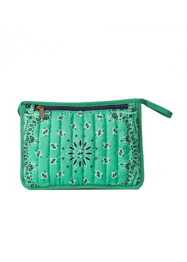 Beau Bandana Print Pouch - More Colors Available-The Shop Laguna Beach