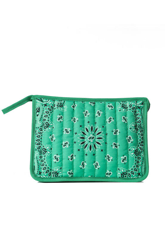 Beau Bandana Print Pouch - More Colors Available-The Shop Laguna Beach