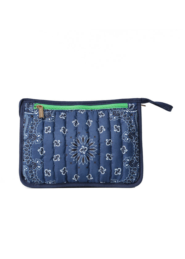 Beau Bandana Print Pouch - More Colors Available-The Shop Laguna Beach