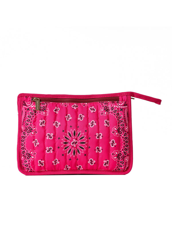 Beau Bandana Print Pouch - More Colors Available-The Shop Laguna Beach