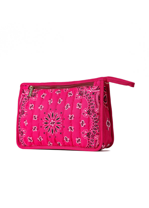 Beau Bandana Print Pouch - More Colors Available-The Shop Laguna Beach