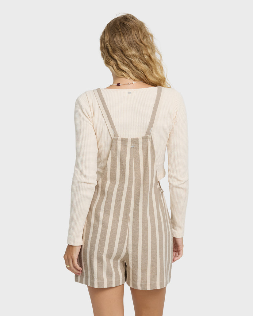 BILLABONG Beach Crush Yarn-Dyed Overall Romper-The Shop Laguna Beach