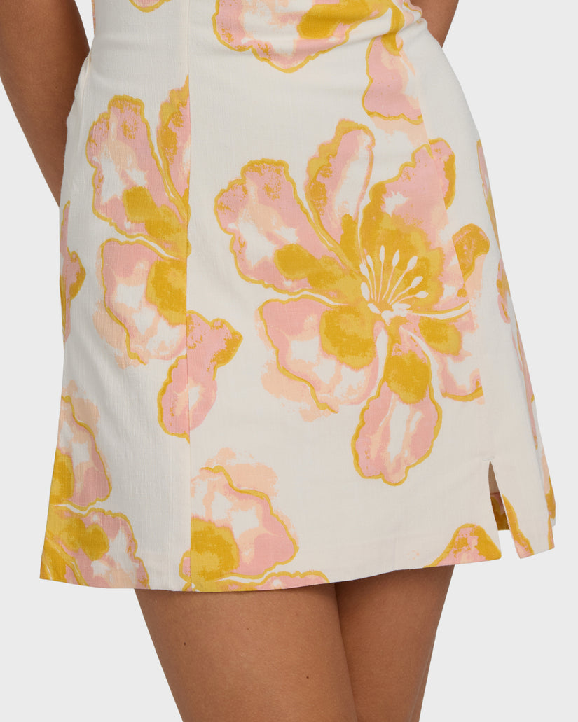 BILLABONG Floral Trippin Strapless Mini Dress-The Shop Laguna Beach