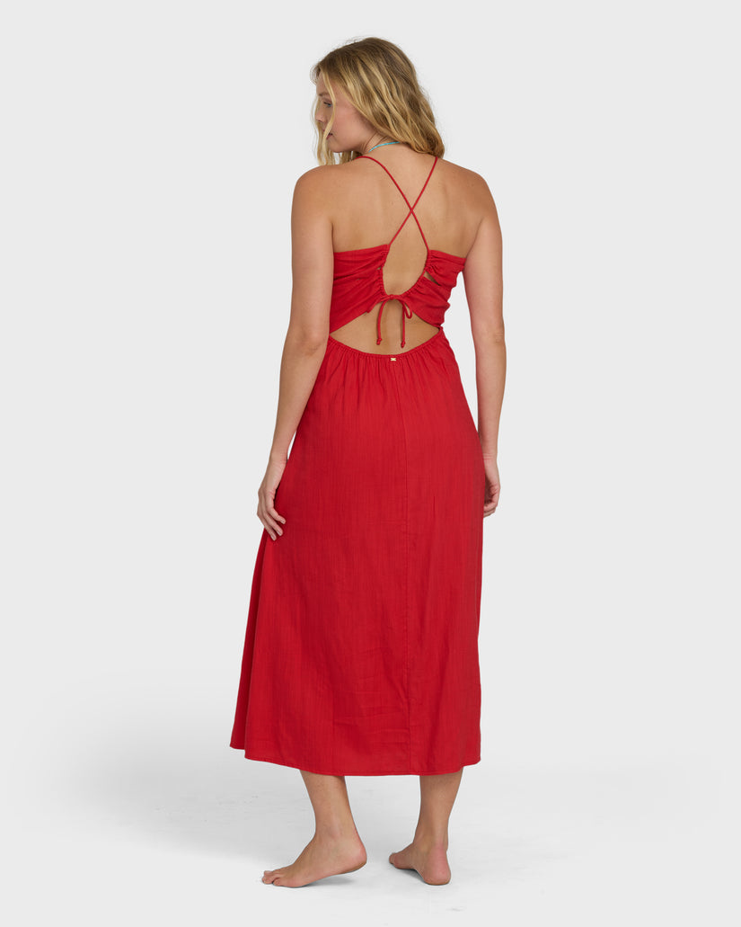 BILLABONG Take It Back Woven Maxi Dress-The Shop Laguna Beach