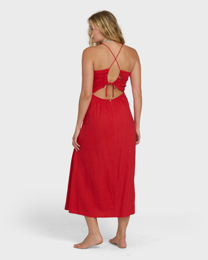 BILLABONG Take It Back Woven Maxi Dress-The Shop Laguna Beach