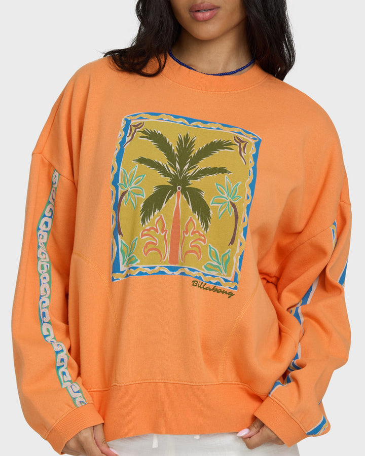 BILLABONG Palm Rio Crew Pullover-The Shop Laguna Beach