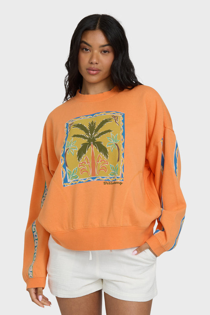 BILLABONG Palm Rio Crew Pullover-The Shop Laguna Beach