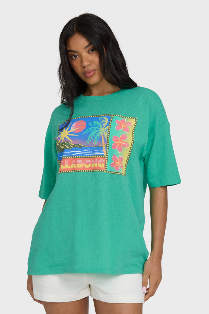 BILLABONG Summer Heat Oversized Tee-The Shop Laguna Beach