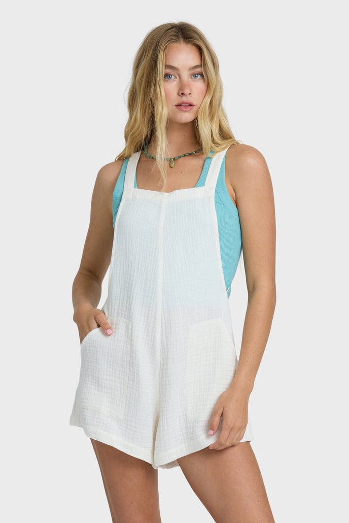 BILLABONG Beach Crush Gauze Overall Romper-The Shop Laguna Beach