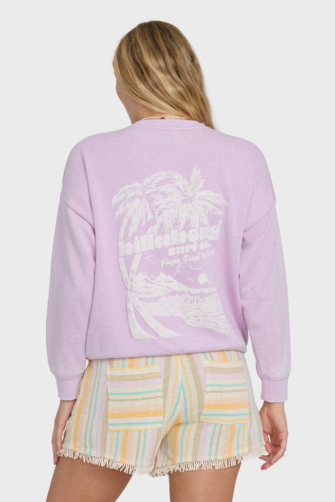 BILLABONG Echo Burnout Crew Sweatshirt-The Shop Laguna Beach